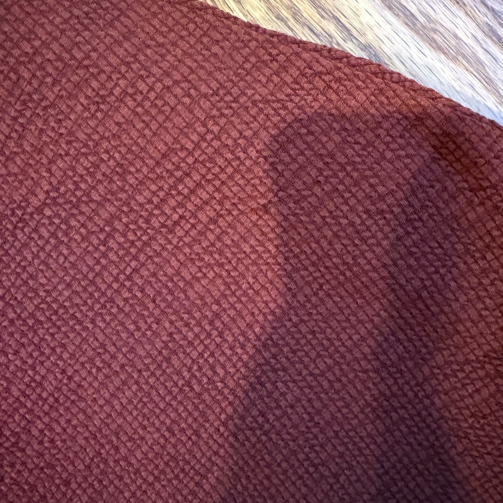VCG  Torrid Brick Red Smocked Off Shoulder Bodycon Dress - Picture 9 of 9